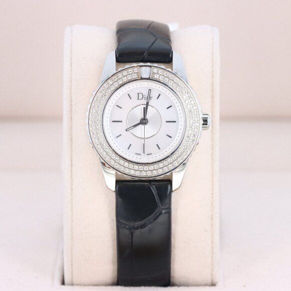Dior Christal Ladies 28mm, Mother of Pearl Dial - Steel on Strap, CD112118-V - Picture 1 of 9